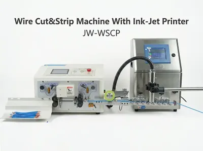 Mesin Pemotong & Pengupas Kawat dengan Printer Ink-Jet JW-WSCP