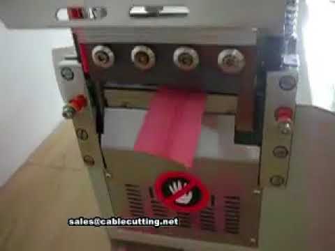 Mesin Pemotong Tape Ritsleting Otomatis Berkecepatan Tinggi
