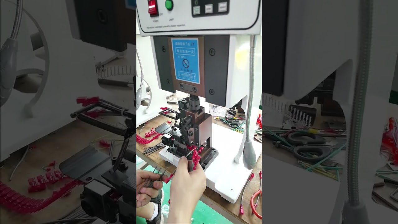 Video Pembuktian Mesin Terminal 110V 2T untuk Ekspor Murni | Mesin Crimping & Pengupas Kabel Pabrik