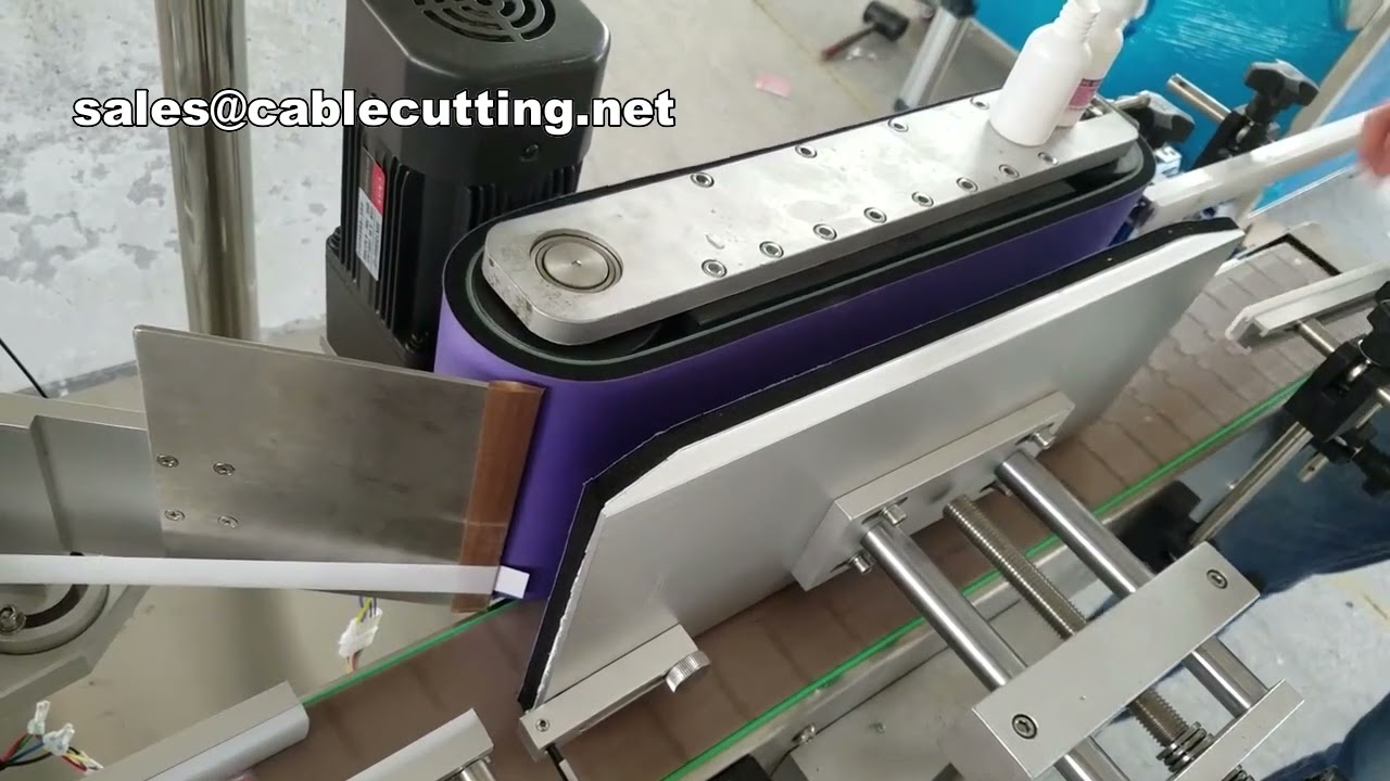 Mesin Labeling Kantong Plastik & Botol Kaca - Label Otomatis Permukaan Datar