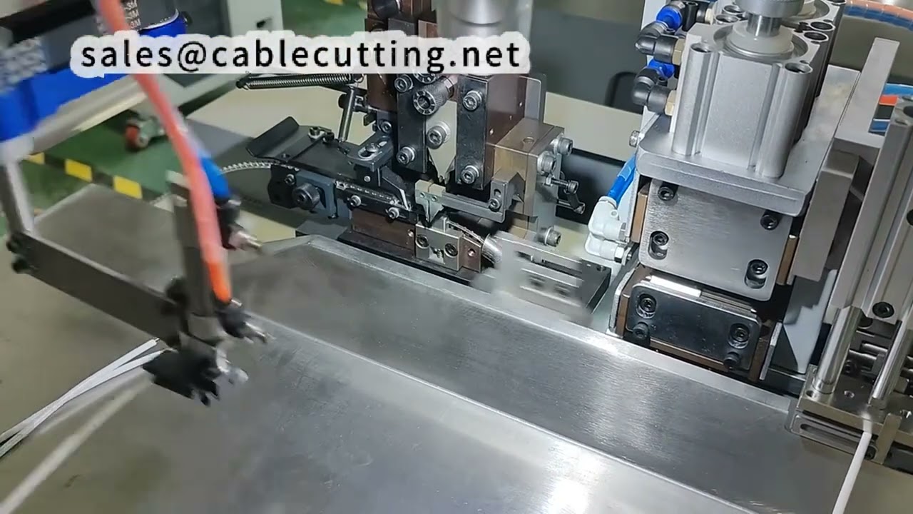 Multi-Core Cable Stripping and Crimping Machine for Round Jacket & Ribbon Cable