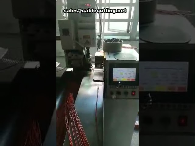 Mesin Potong Kupas Crimp Kawat Otomatis - Dua Ujung Bisa Dicrimp