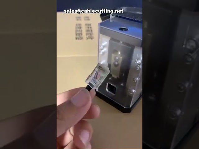 Mesin Crimping Kepala Kristal Kabel Jaringan Portabel | Alat Press Konektor Telepon