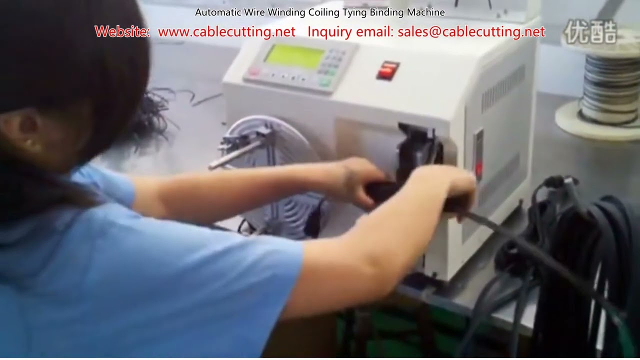 Automatic Wire Winding, Coiling, and Tying Machine