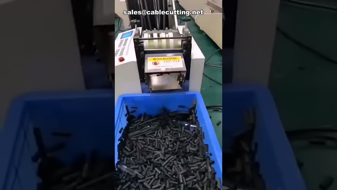 Mesin Pemotong Pipa PVC Heat Shrink Otomatis | Alat Potong Plastik Presisi Tinggi