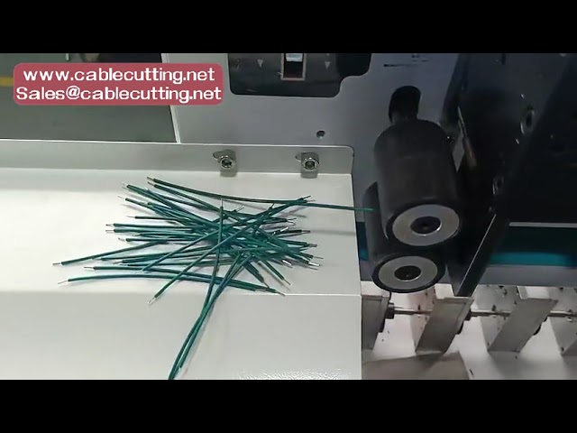 32   10 AWG High productivity Wire cable stripping and twisting machine