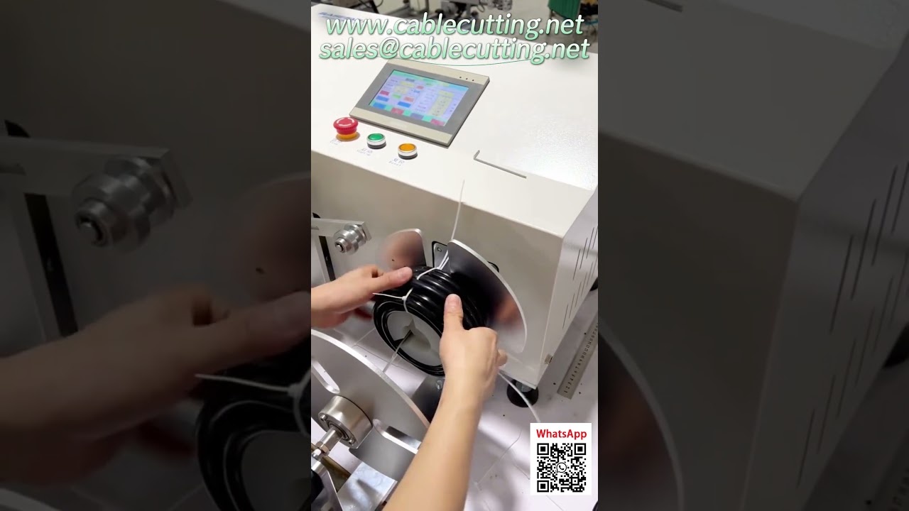 Mesin Metering, Traversing, dan Winding untuk Spooling & Pemotongan Kabel Otomatis