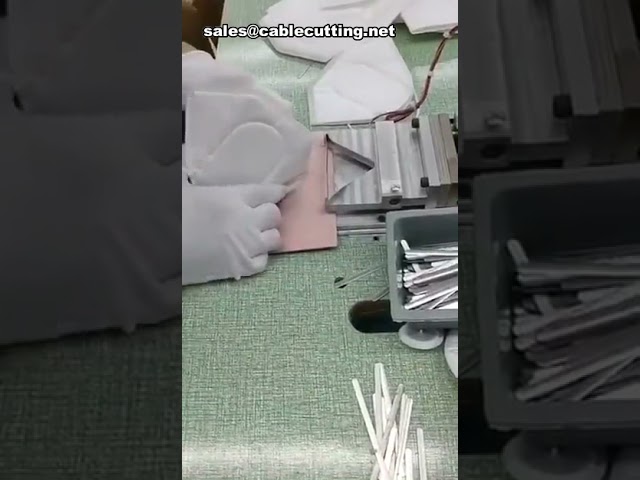 Mesin Las Jembatan Hidung Masker N95 Otomatis – Efisien untuk Produksi Klip Hidung