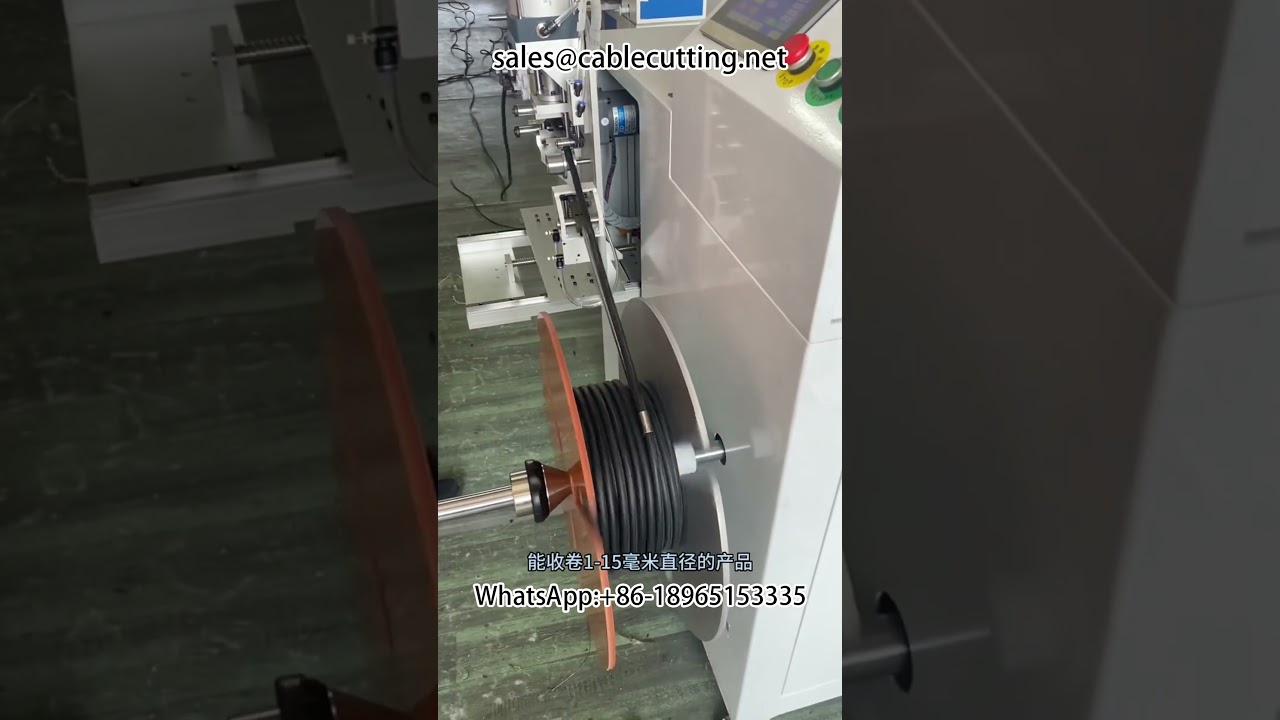 Mesin Gulung Otomatis dengan Penghitung Meter | Solusi Pemrosesan Kawat, Penggulungan Ulang & Pelapisan