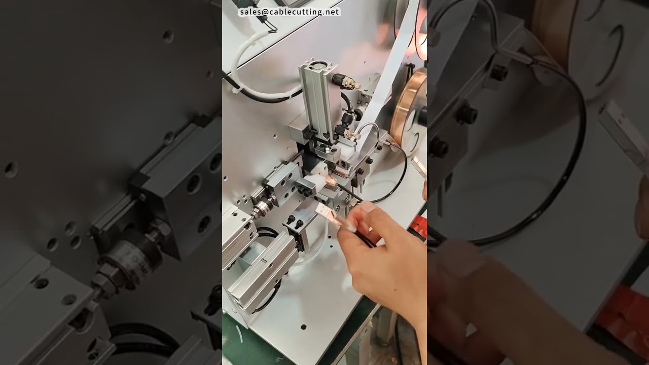 Square Copper Foil Braid Reversing & Foil Wrapping Machine Set