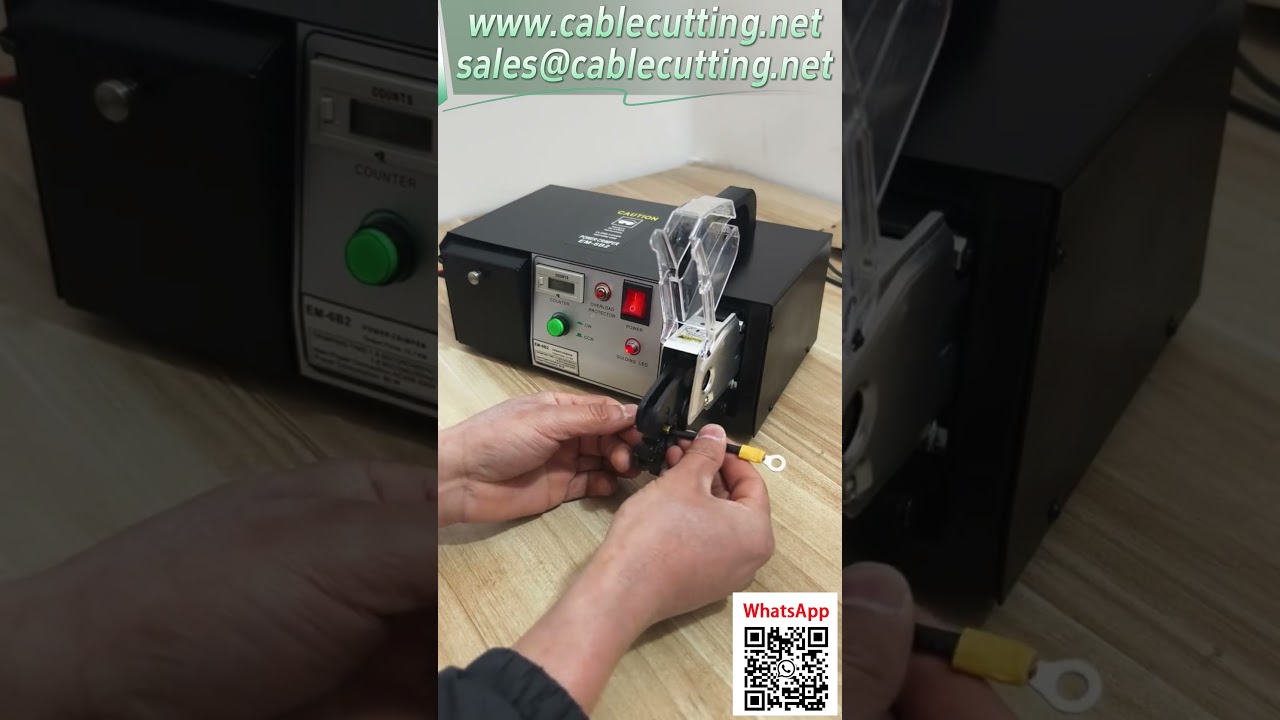 Mesin Crimping Terminal Elektrik EM-6B2 | Otomatisasi Pemrosesan Harness Kabel dengan Banyak Cetakan