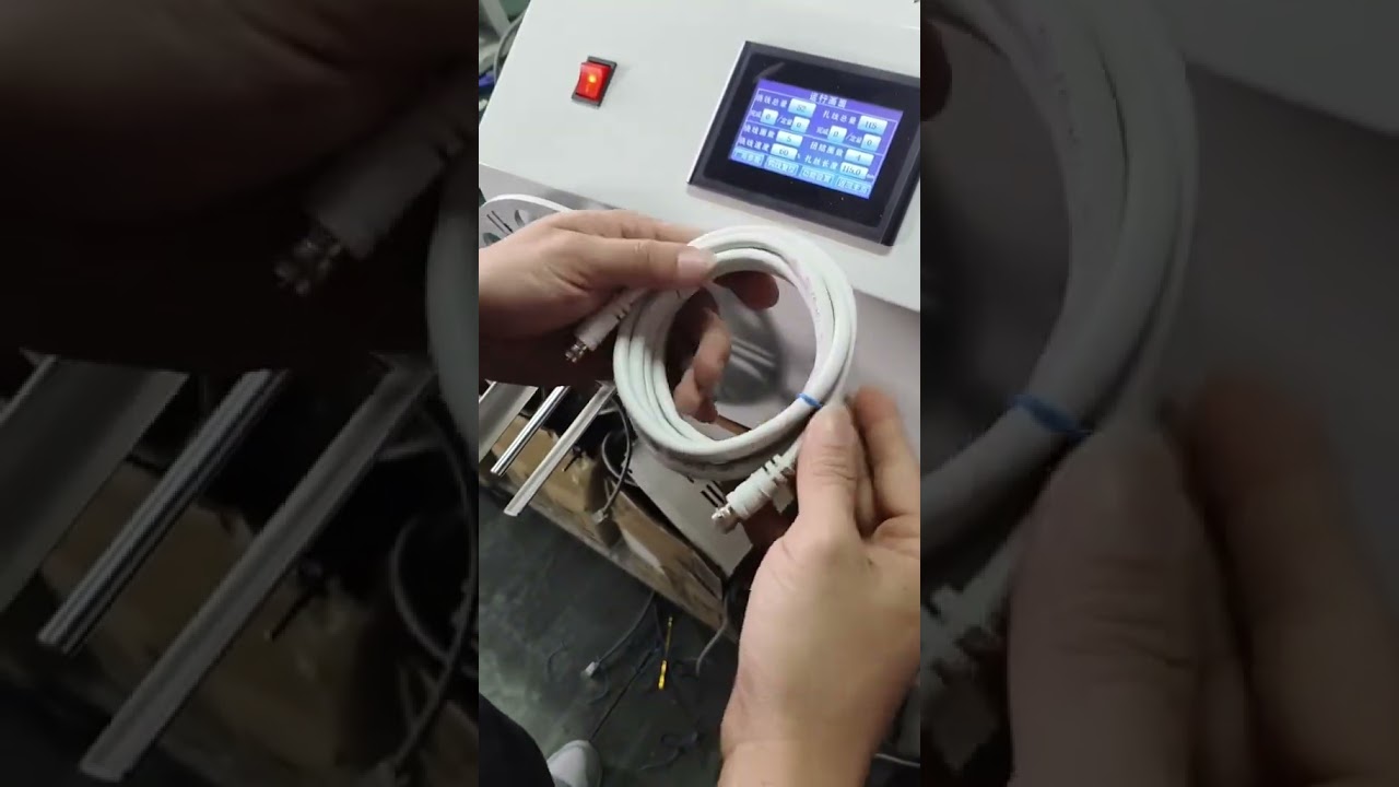 Mesin Gulung & Ikat Kabel Otomatis Cepat untuk Kabel Jaringan dan Lainnya
