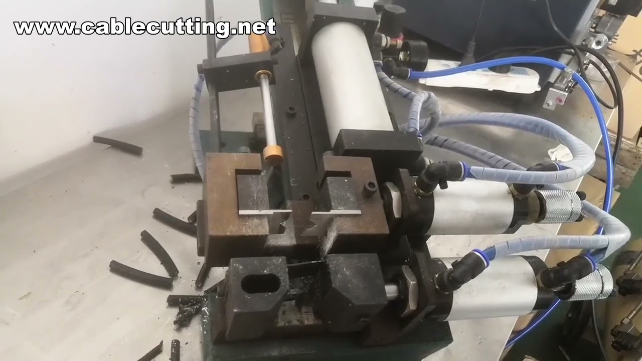 Mesin Kupas Kabel Tebal 15mm - Gas & Electric Wire Stripping Machine Profesional