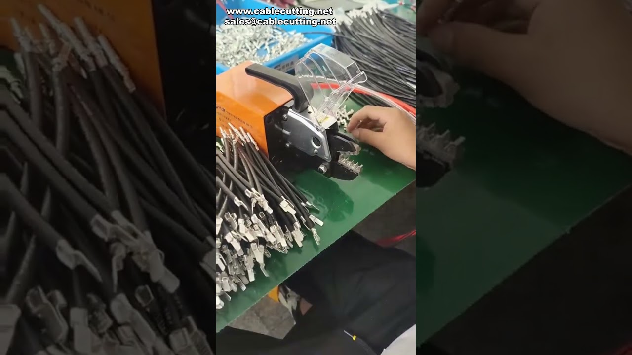 AM-10 Pneumatic Wire Crimper for Factory Automation and Crimping