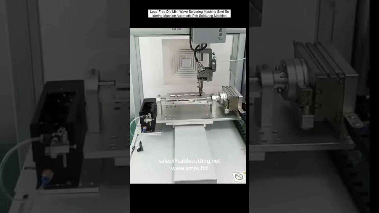 Lead-Free Dip Mini Wave Soldering Machine | Automatic SMD & PCB Soldering