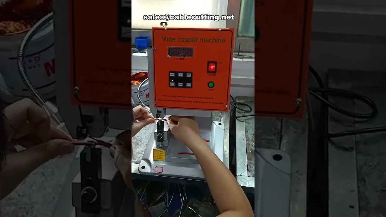 Mesin Crimping Sabuk Tembaga Silent untuk Penyambungan Kabel dan Stripping Kawat Tembaga