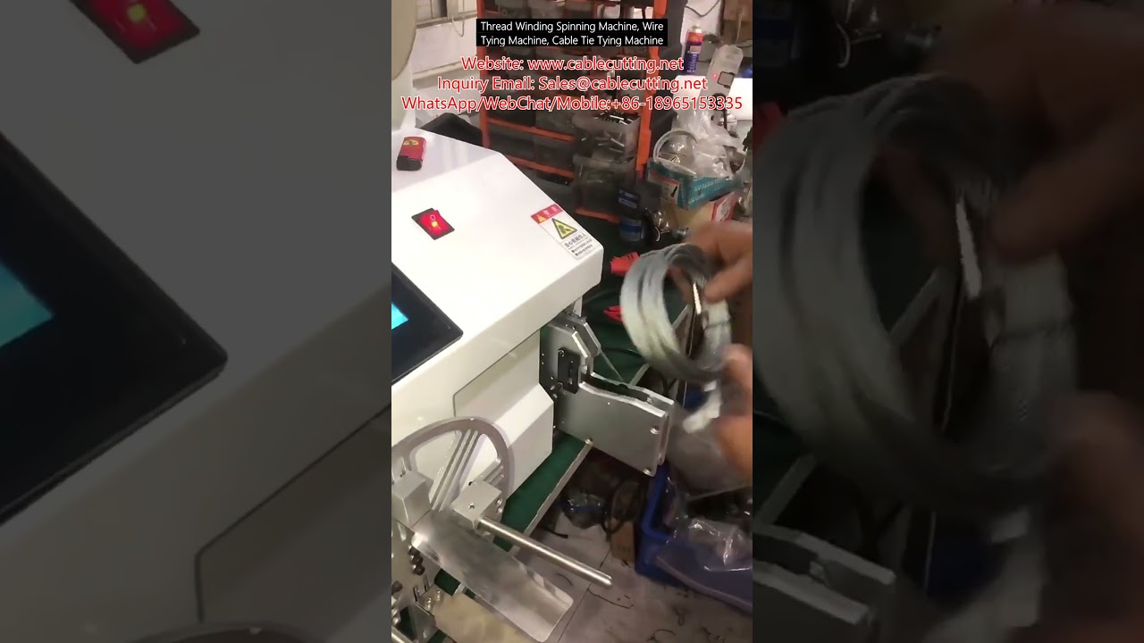 Mesin Gulung Benang & Ikat Kabel Otomatis - Solusi Packing Cepat dan Konsisten