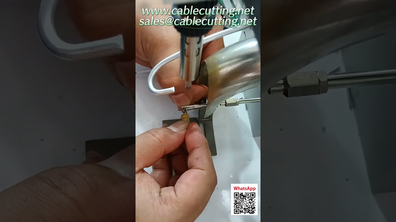 Automatic Wire Cutting and Stripping Machine for Industrial Packaging