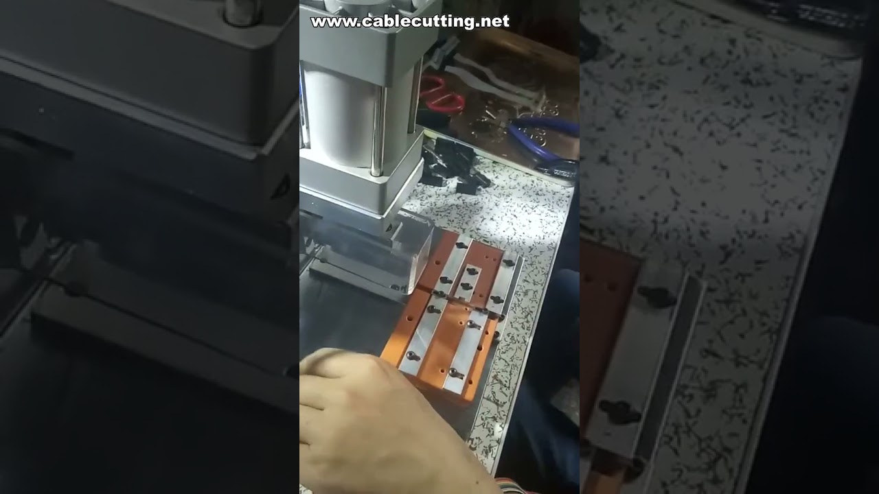 Mesin Press Kabel Ribbon IDC | Alat Press Kabel Pita Otomatis untuk Koneksi Cepat