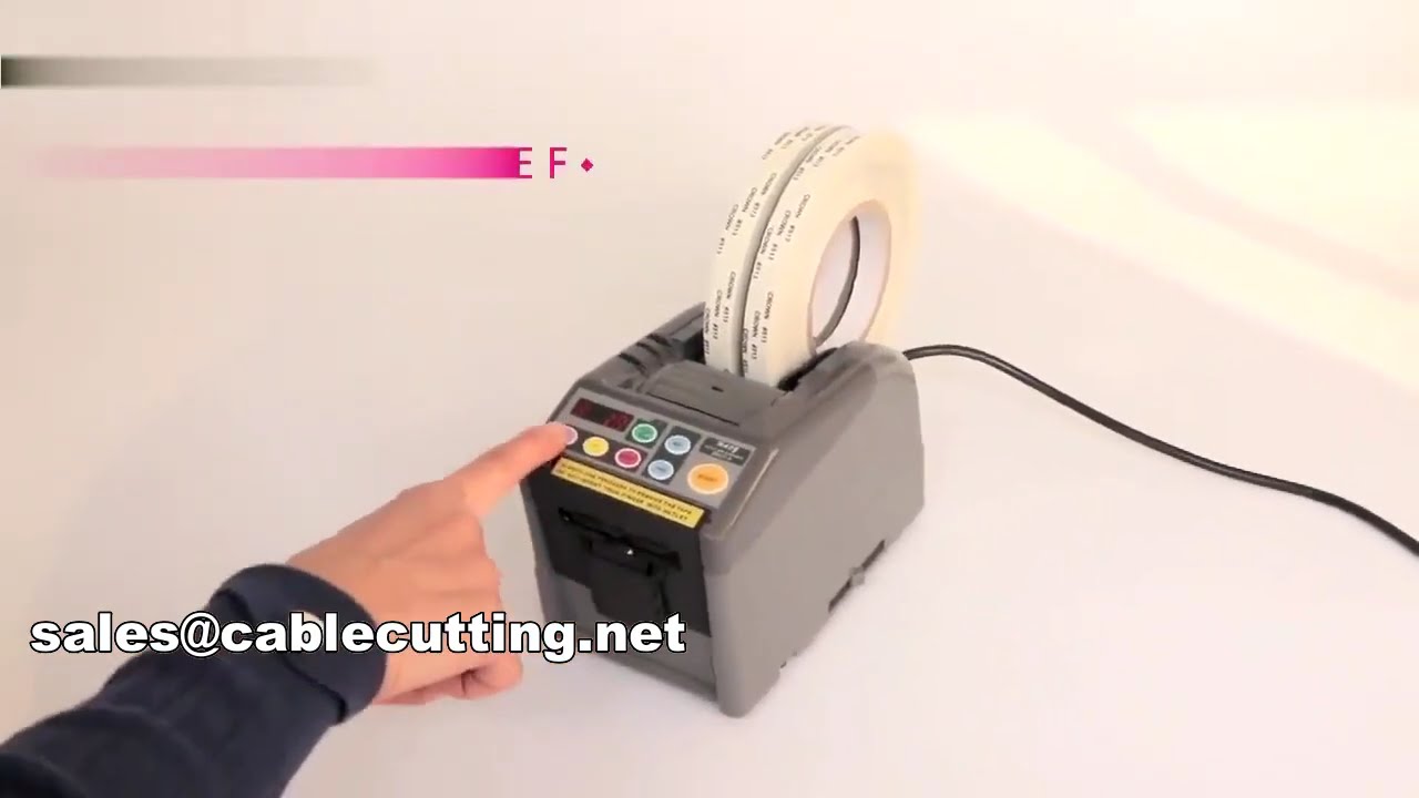 Mesin Pemotong & Dispenser Tape Otomatis ZCUT-9 - Untuk Perekat dan Non-Perekat, Tingkatkan Efisiensi Pengepakan