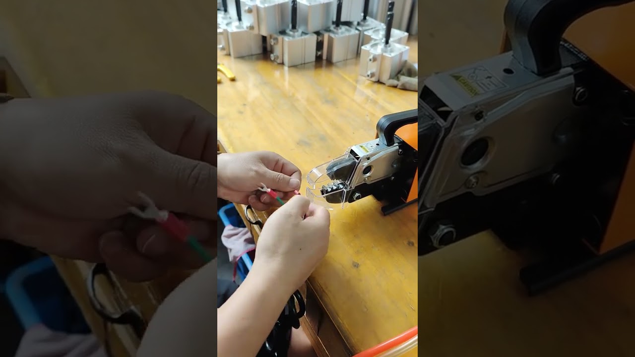 Mesin Crimping Pneumatik dengan Multi Dies - Mudah, Cepat, dan Efisien untuk Pabrik #factory #machine