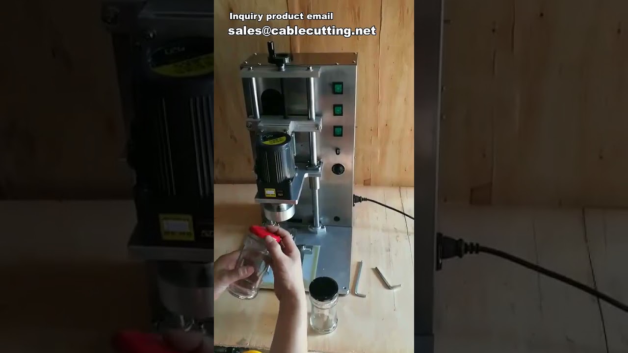 Tinplate Cover Plastic Lid Capping Machine for Factory Automation