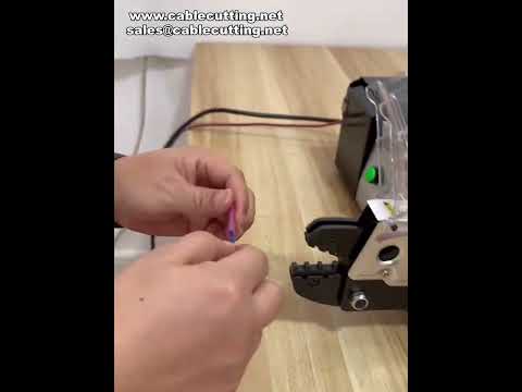 Demo Mesin Crimping Terminal Listrik dengan Heat Shrink | Mesin Pabrik Modern