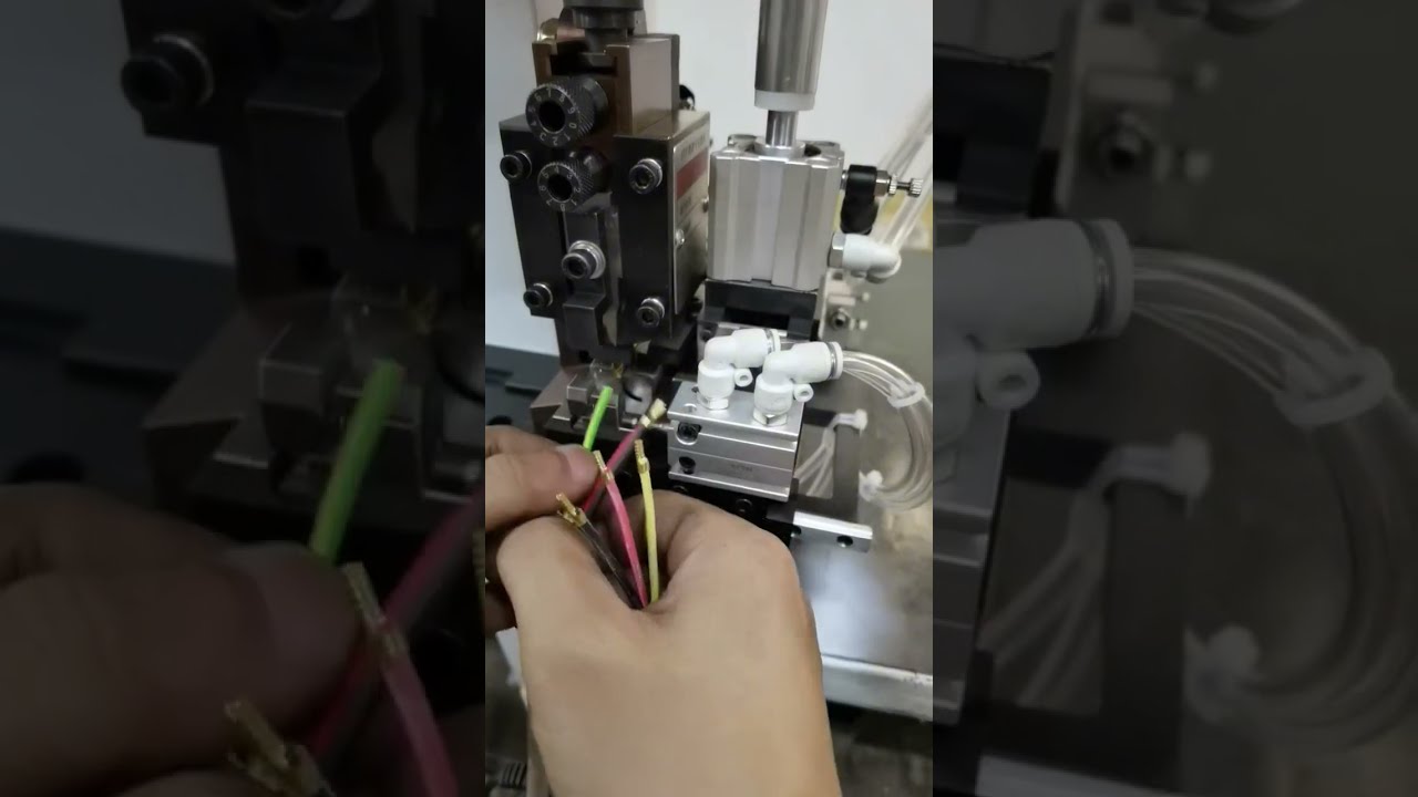 Mesin Crimping Terminal Strip Kontinu Versi Ekspor – Otomatisasi Pabrik #factory #machine