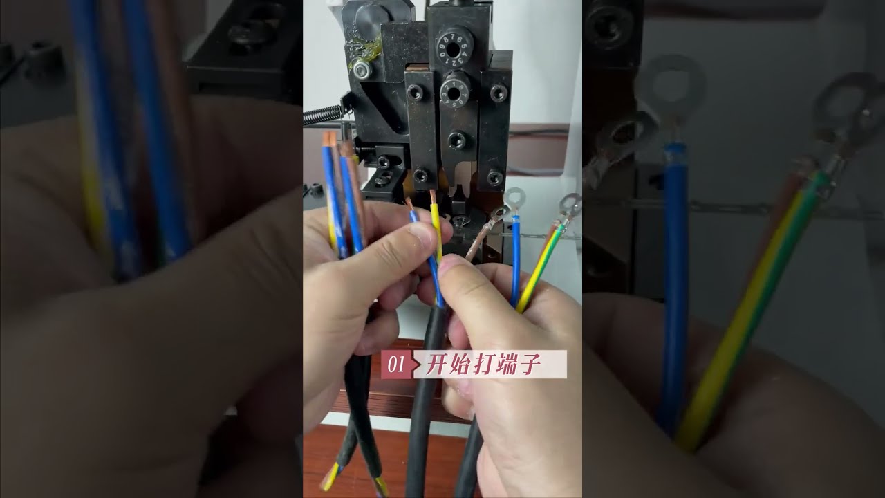 Mesin Terminal 2T + Mold Crimping Horizontal untuk Kabel 2.5mm² (Diameter ~3.2mm) #pabrik