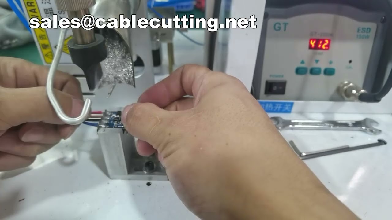 Semi-Automatic Soldering Machine for Wire-to-PCB Welding