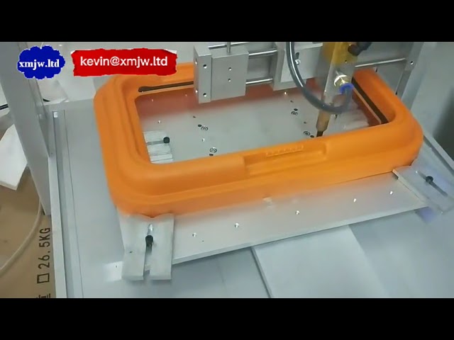 Dispenser Lem Hot Melt 3 Sumbu - Mesin Semprot Lem Otomatis Presisi Tinggi