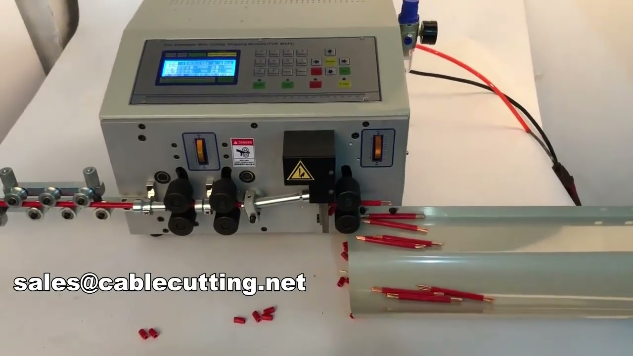 Mesin Pemotong dan Pengupas Kabel Otomatis 25mm² WPM-MAX1-6 - Efisien untuk Industri