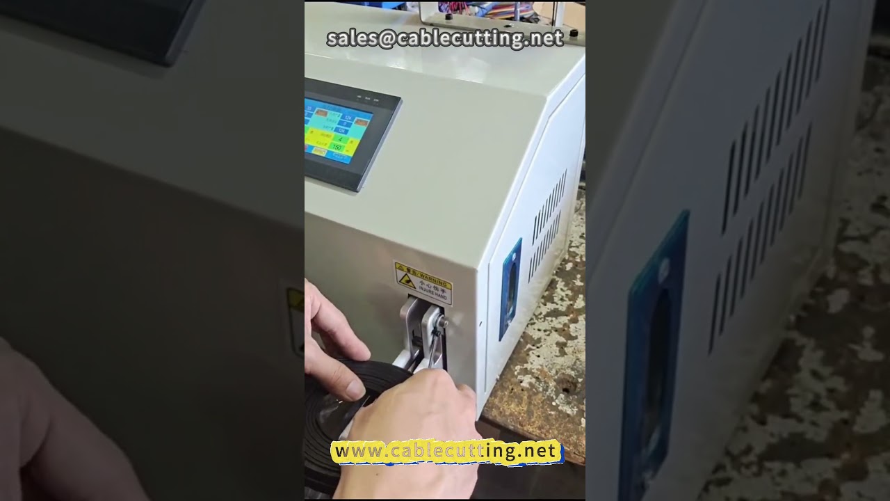 Mesin Gulung Kabel Jaringan Datar & Pengikat Otomatis | Flat Network Cable Winding Machine