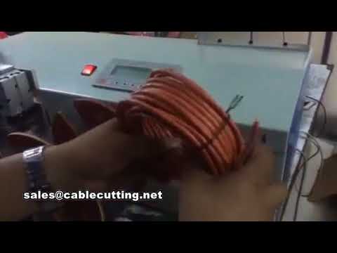 Mesin Pemotong, Penggulung, dan Pengikat Kabel Otomatis dengan Penghitung Meter