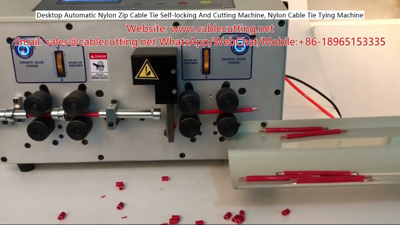 Mesin Ikat Kabel Nylon Otomatis Desktop – Potong & Kunci Sendiri untuk Pengikatan Kabel yang Efisien
