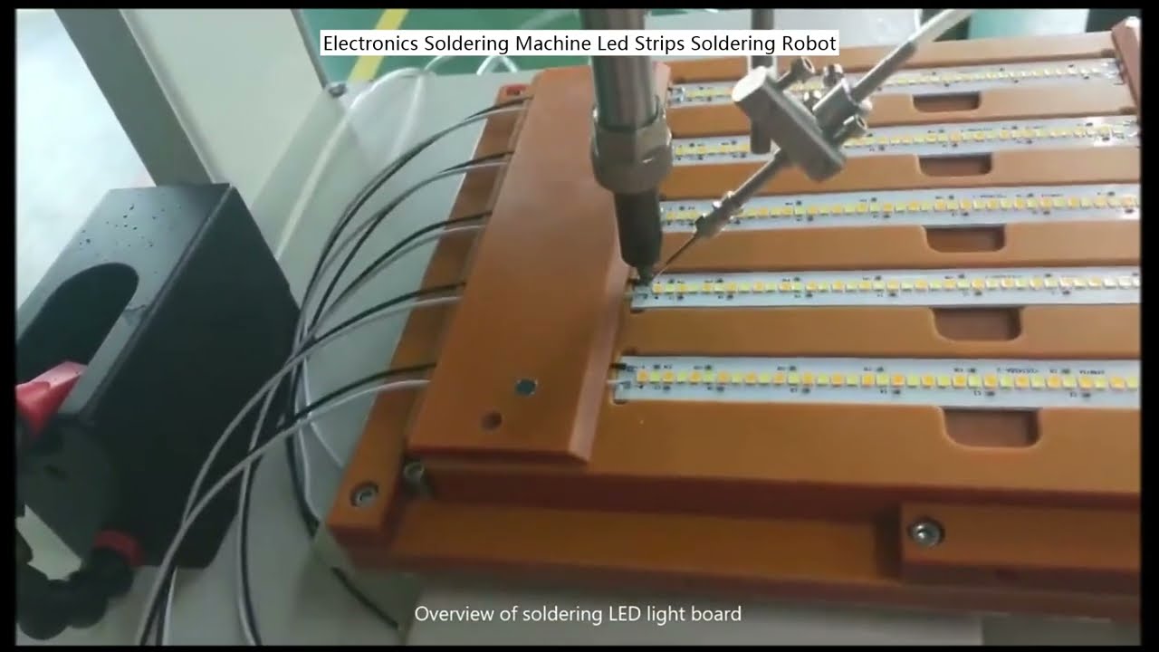 Robot Soldering Strip LED Otomatis - Mesin Solder Elektronik Presisi Tinggi