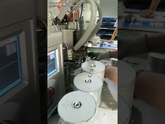 Precision Reducing WBYB Brass Wire Double Head Synchronized Flattening Machine