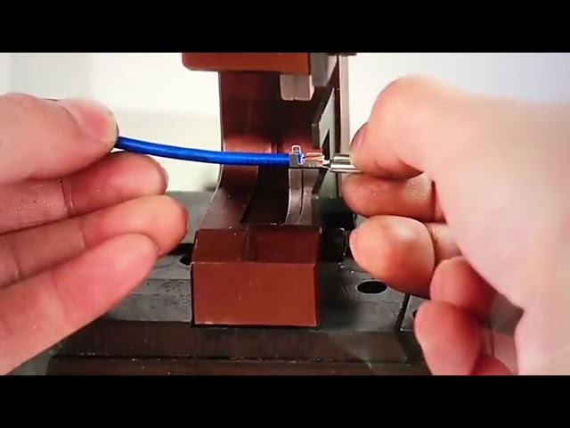 Die Aplikator Terminal Kustom & Cetakan Crimping Horizontal/Vertikal untuk Kabel Wiring