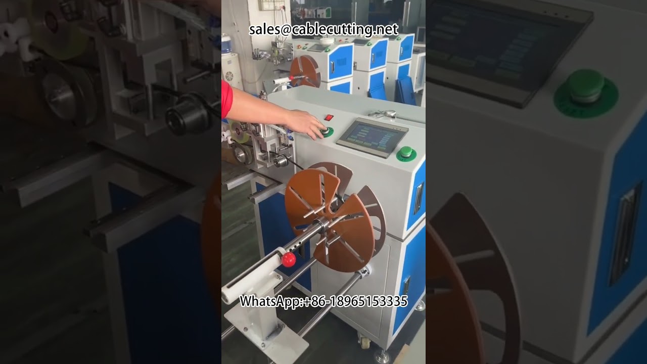 Mesin Penghitung, Pemotong, dan Penggulung Kabel Otomatis #MesinPenggulungMeter