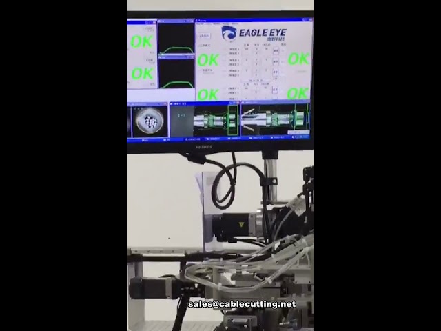 Mesin Crimping Terminal Otomatis Penuh untuk Perakitan dan Pemasangan Konektor Terminal